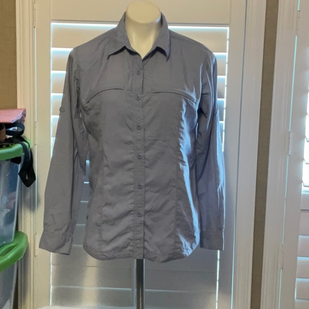 Columbia Women's Blue Button Down Shirt
